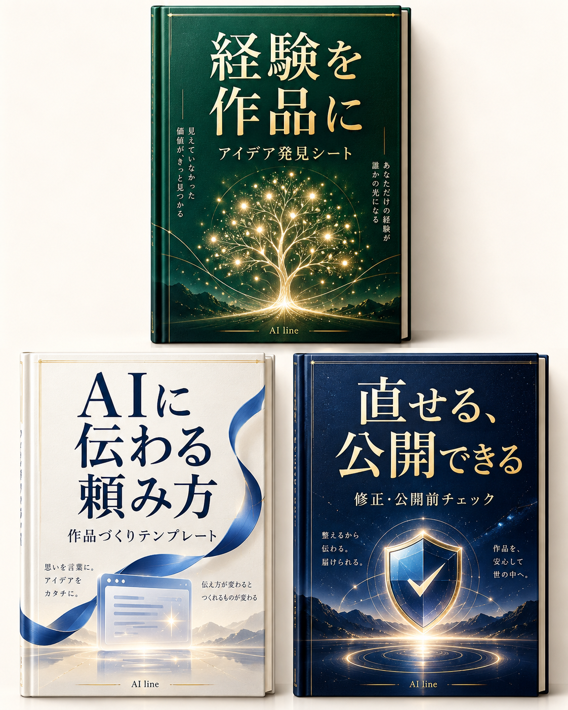 3つの電子教材：経験を作品に・AIに伝わる頼み方・直せる、公開できる