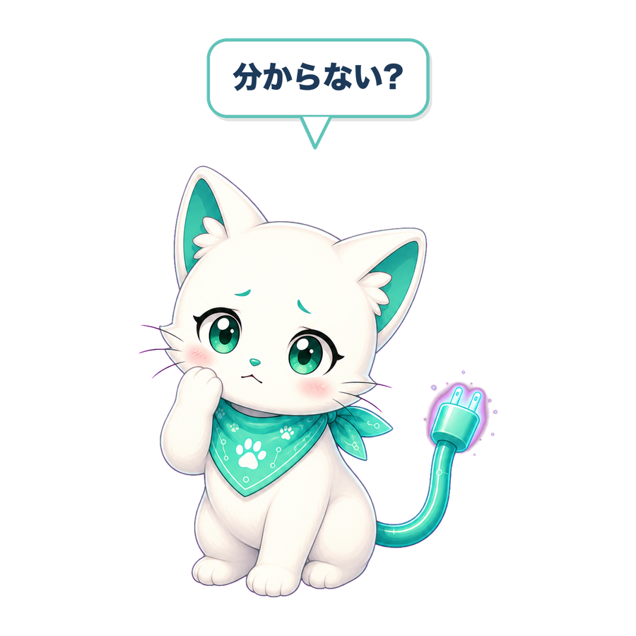 ヘルプするミライネコ